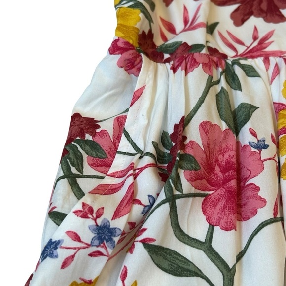 NEW Old Navy Floral Maxi Dress Spaghetti Straps Smocked w/Pockets - Picture 8 of 12